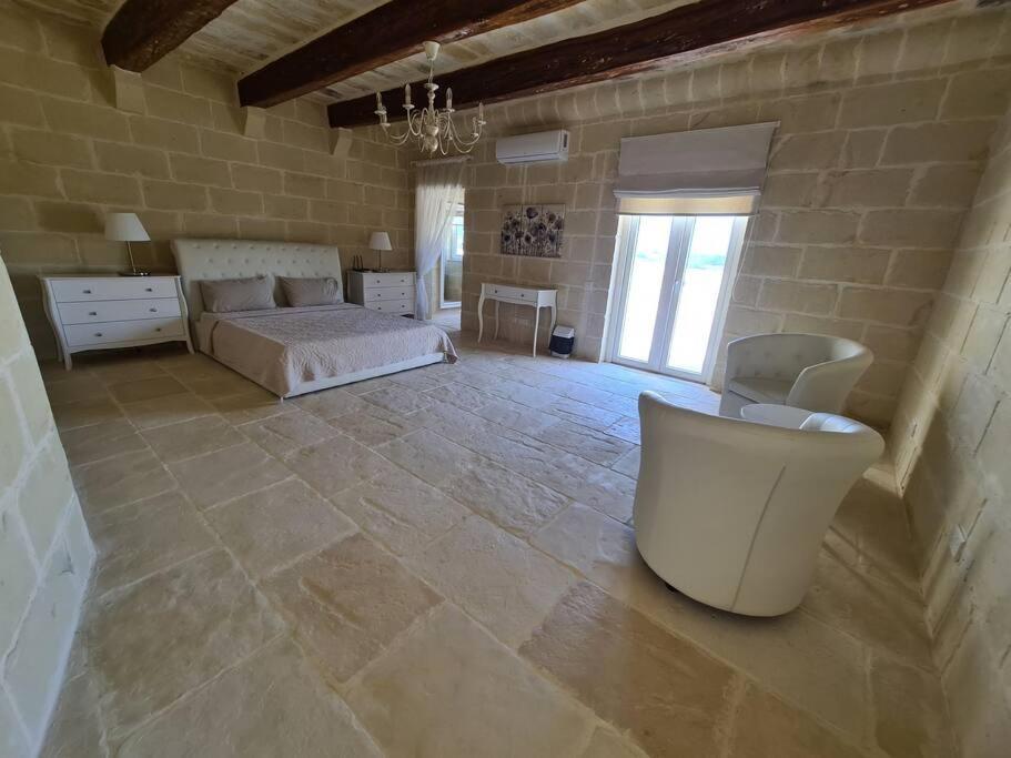 Farmhouse Villa With Large Pool And Garden In Gozo Gharb  Ngoại thất bức ảnh
