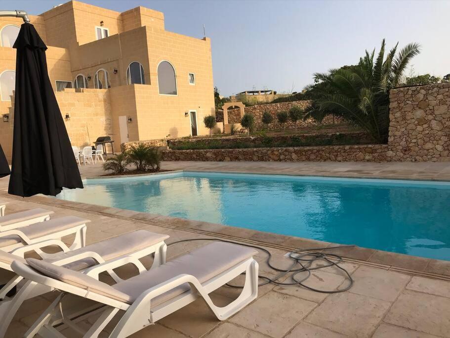 Farmhouse Villa With Large Pool And Garden In Gozo Gharb  Ngoại thất bức ảnh