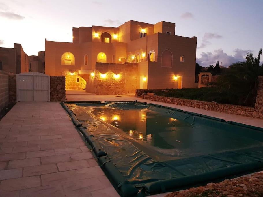 Farmhouse Villa With Large Pool And Garden In Gozo Gharb  Ngoại thất bức ảnh